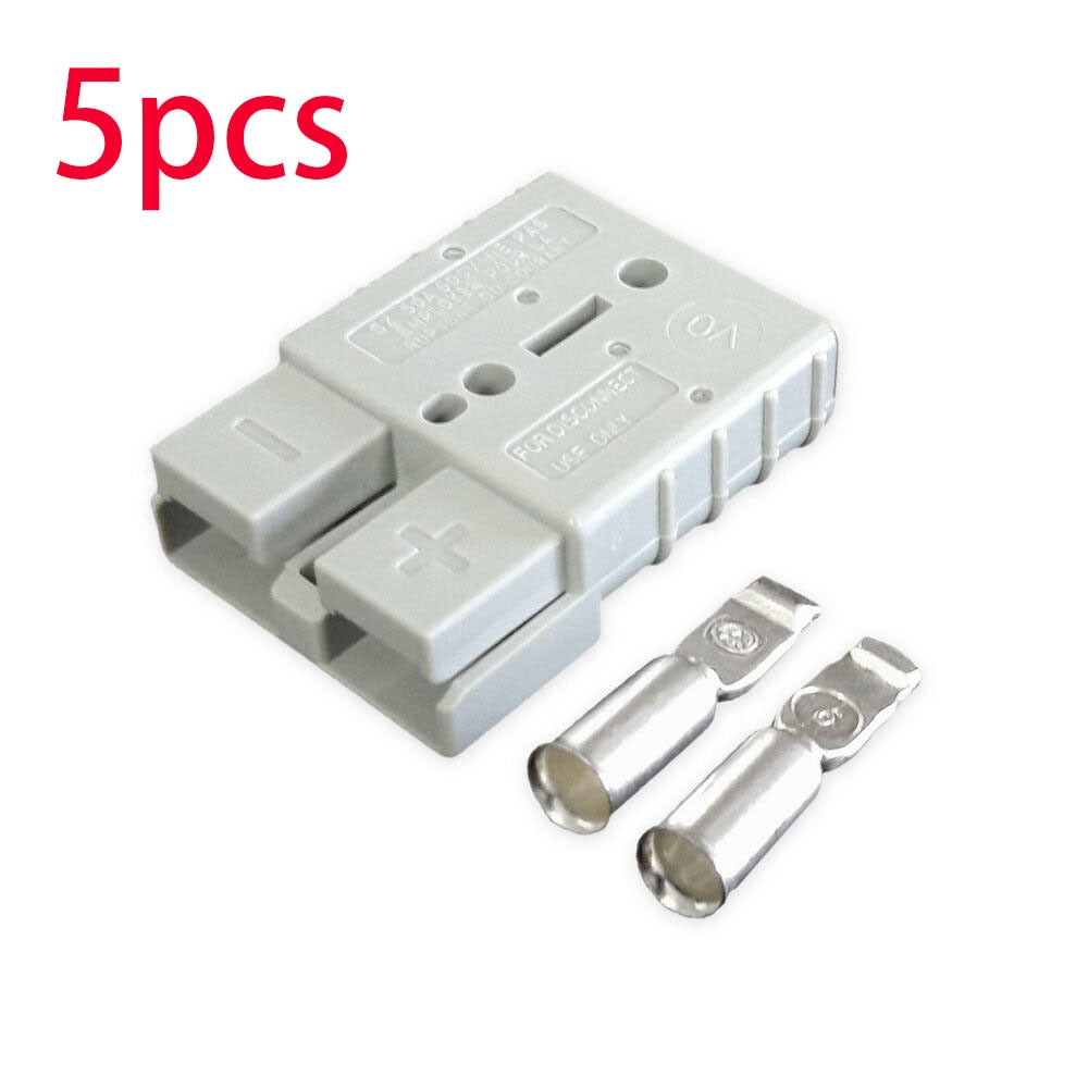 10pc For Anderson Plug Connector 50a 6awg Caravan Trailer Solar 4x4 Truck Suitable For Anderson Forklift Battery Connector